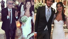Cavalli, padre della sposa emozionato alle nozze della figlia. Foto