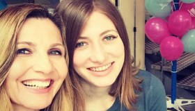 Lorella Cuccarini e i suoi quattro figli