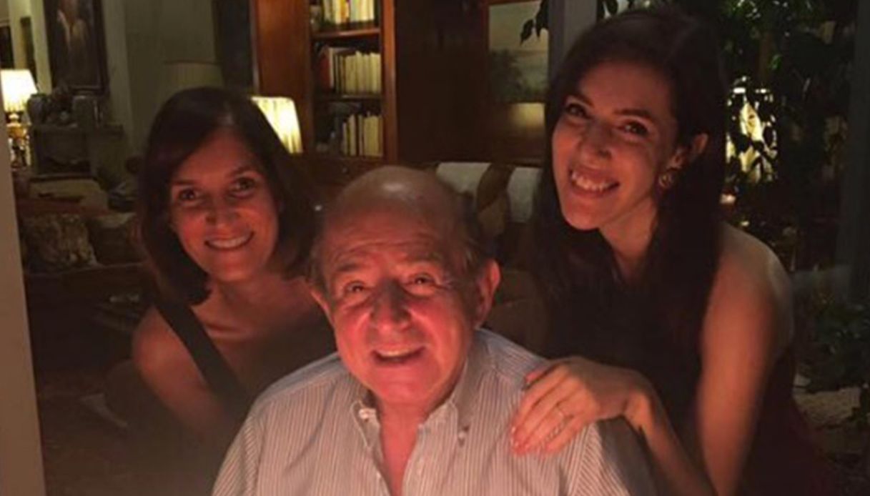 Manuela, Michela e Giancarlo Magalli