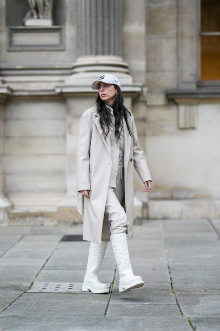 Outfit bianco in inverno, idee di look