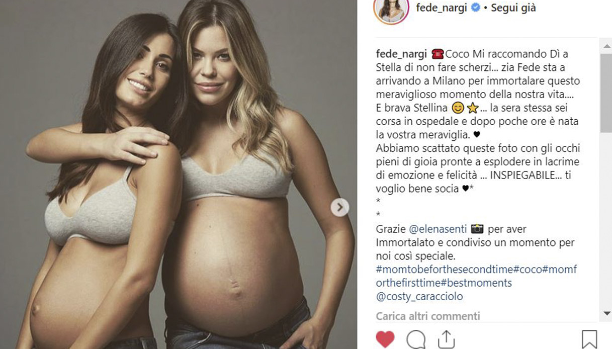 Costanza Caracciolo e Federica Nargi Instagram