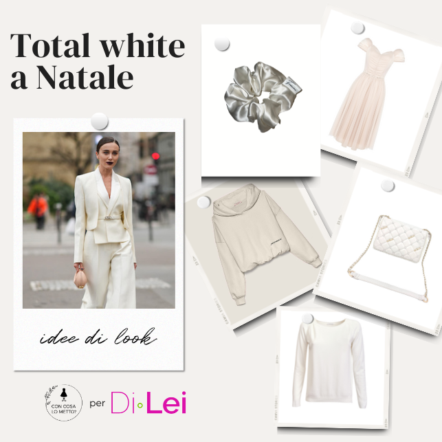 Outfit total white per le feste, consigli di stile