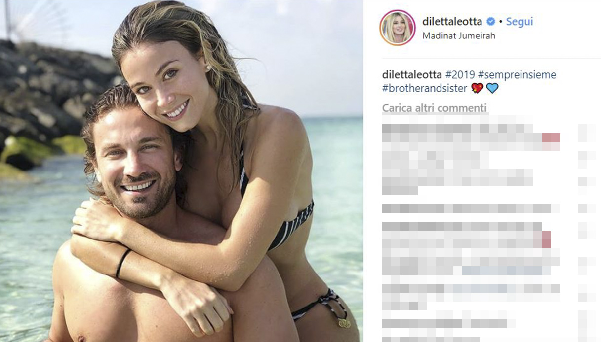Diletta Leotta e il fratello