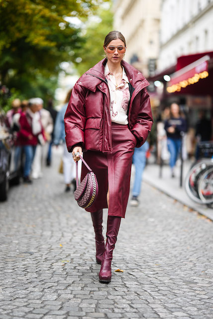 La gonna in pelle: idee di look