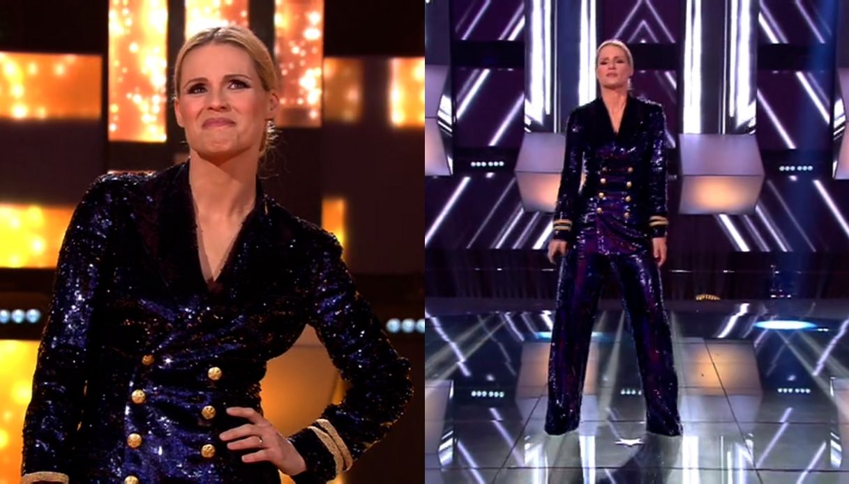 michelle hunziker all together now paillettes