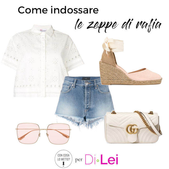 zeppe rafia come indossare