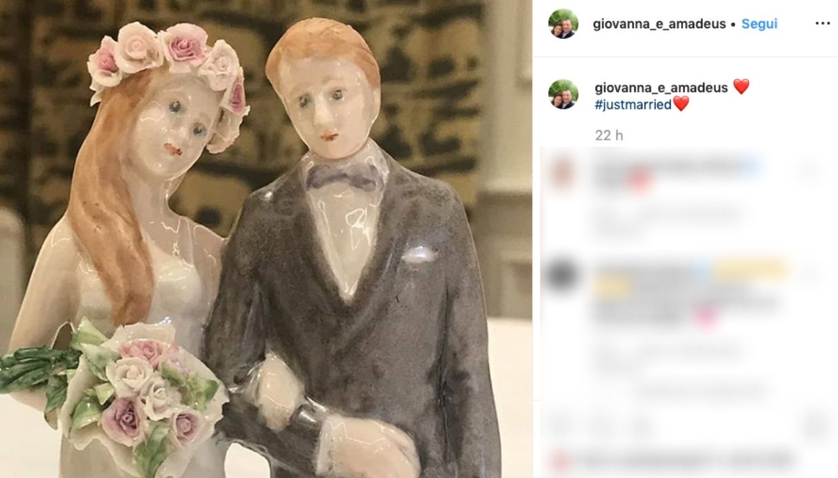 Amadeus e Giovanna Civitillo, l'annuncio del matrimonio