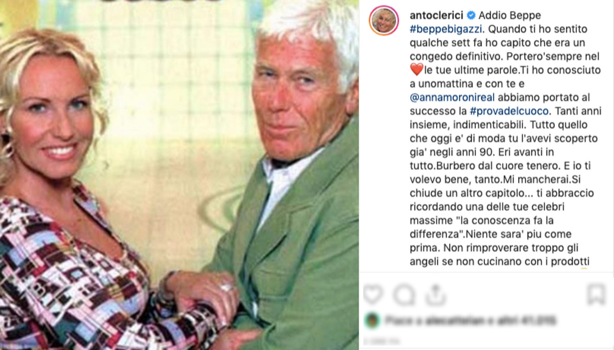 Antonella Clerici e Beppe Bigazzi