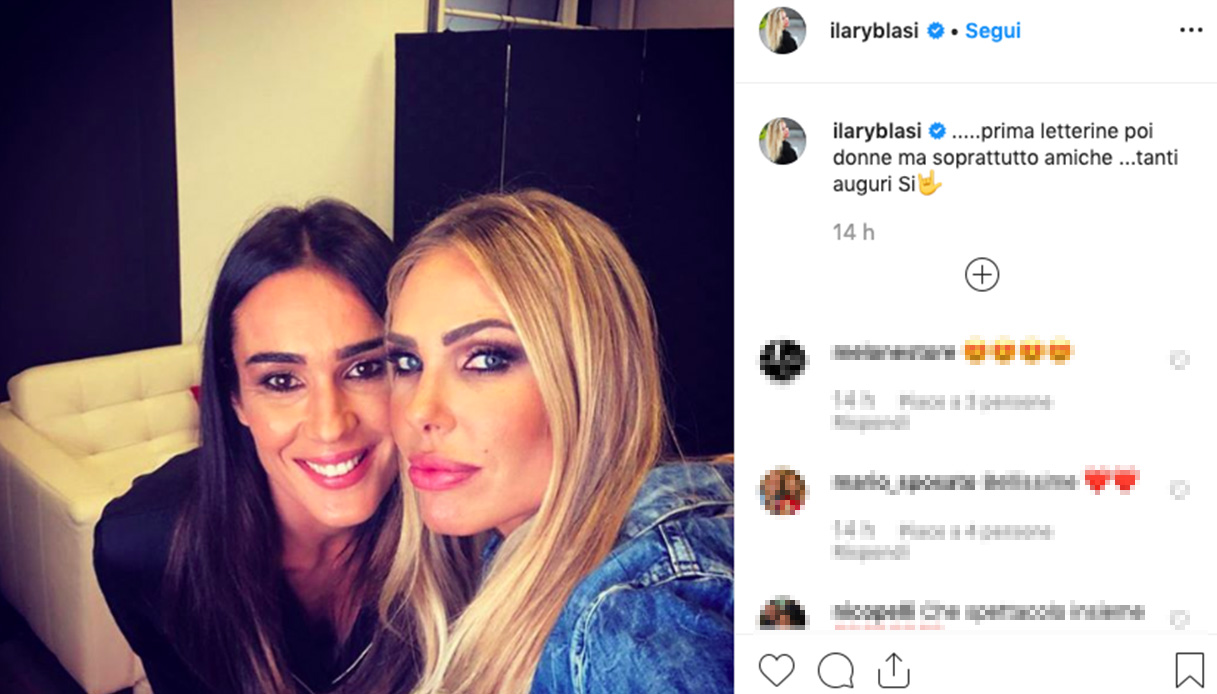 Ilary Blasi, il messaggio commovente per Silvia Toffanin