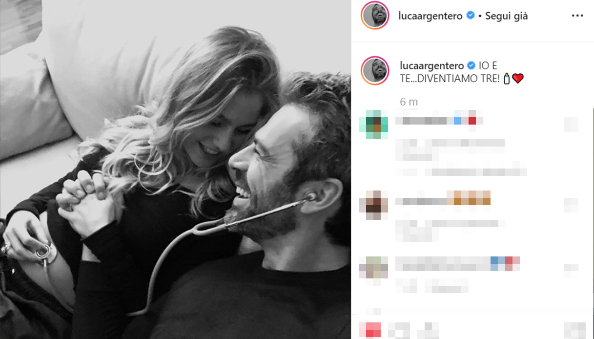 Luca Argentero e Cristina Marino aspettano un bambino, l’annuncio