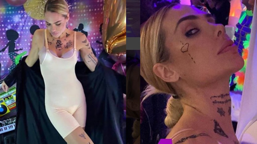 Ilary Blasi si traveste e “sveste” come Achille Lauro