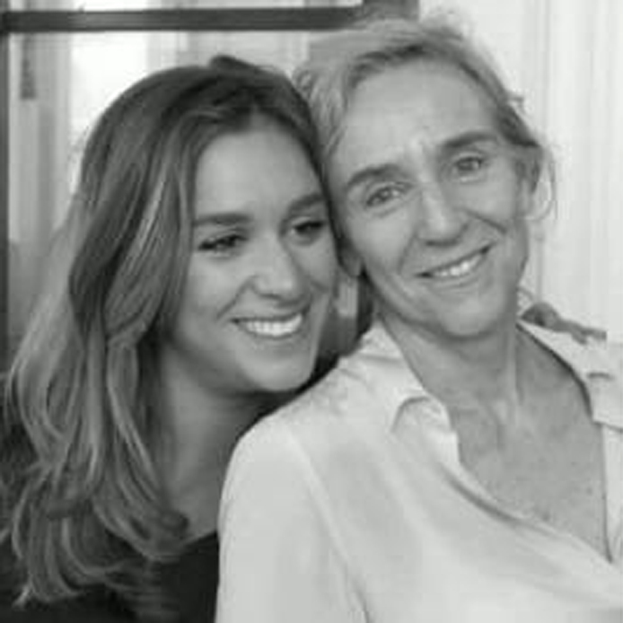 Giovanna Botteri con la figlia