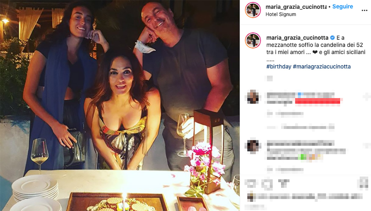 Maria Grazia Cucinotta su Instagram