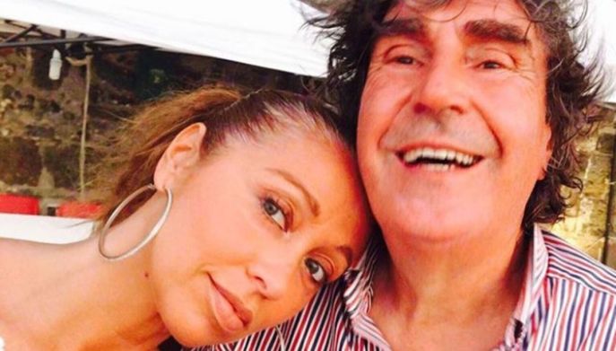 Stefania Giardoni e il marito Stefano D'Orazio dei Pooh