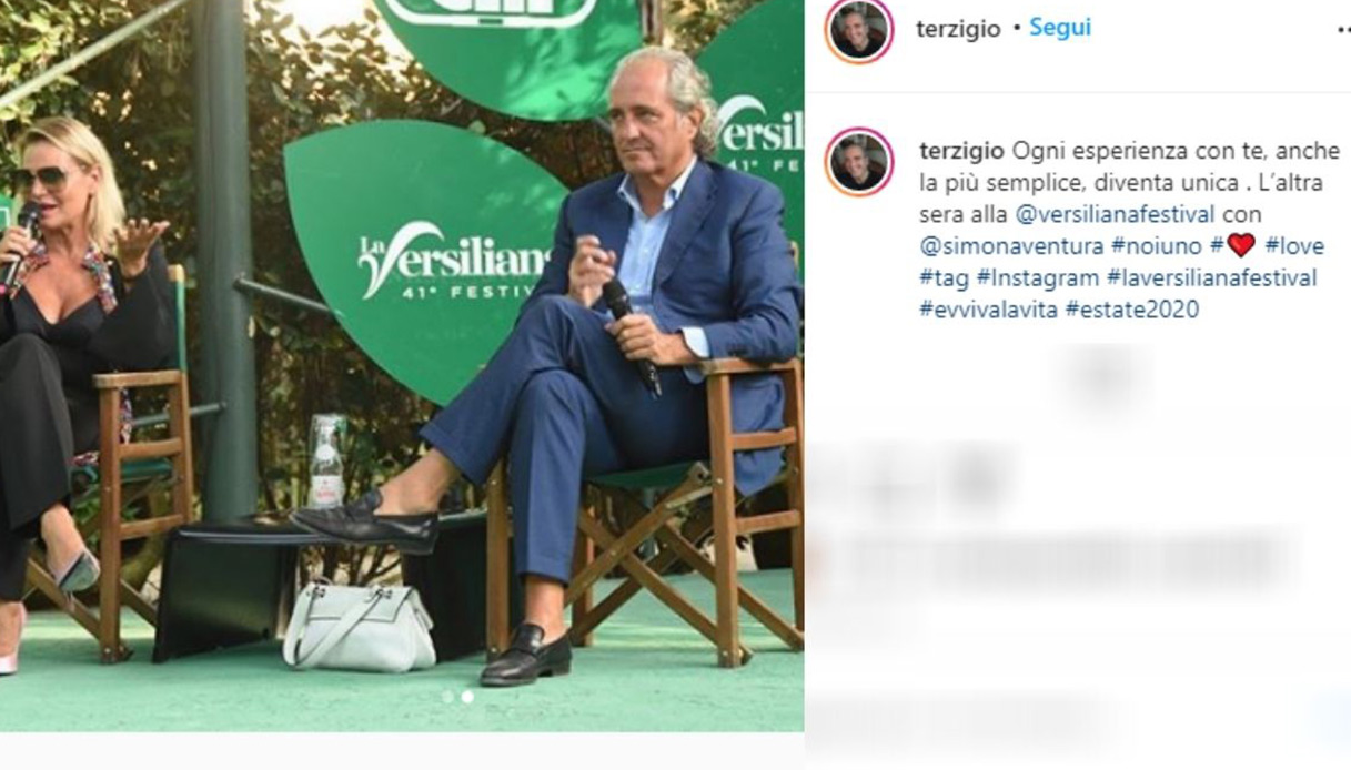 Terzi e Simona Ventura