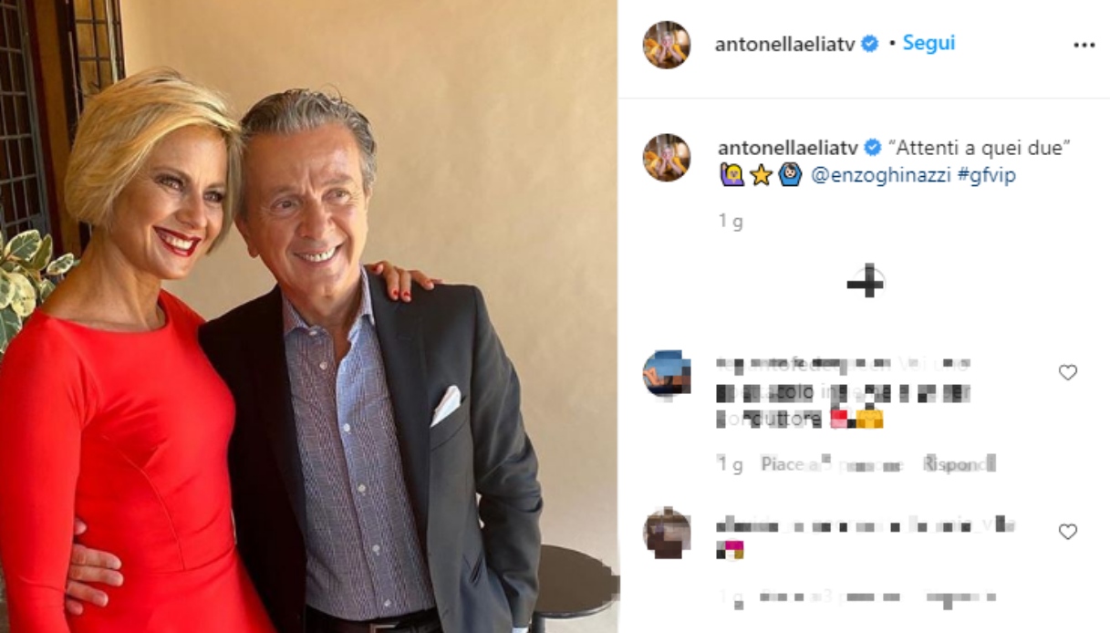 Antonella Elia e Pupo