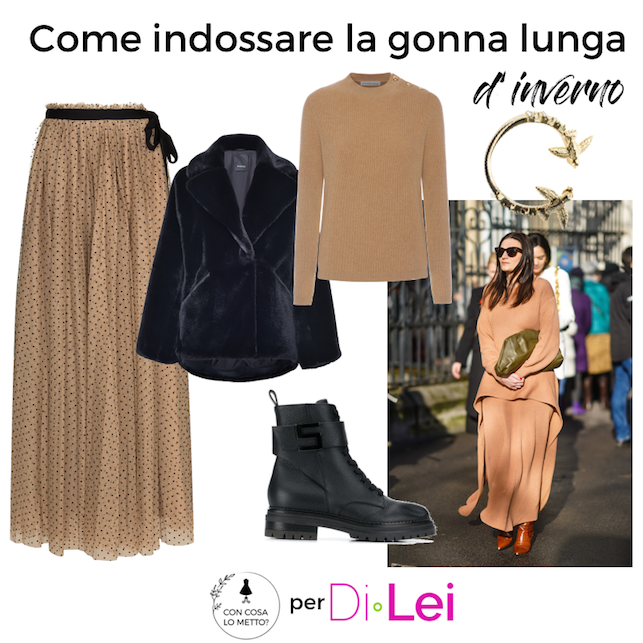 Gonna lunga d'inverno: idee di look