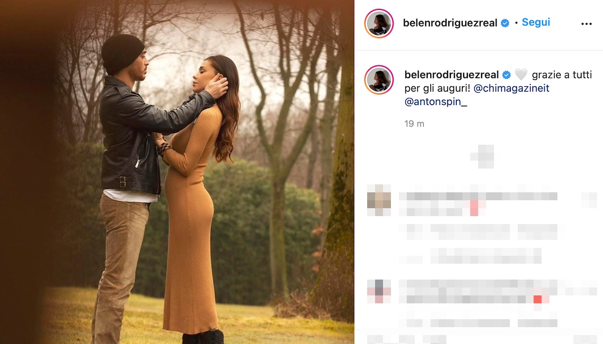 Belen Rodriguez, prima foto del pancino