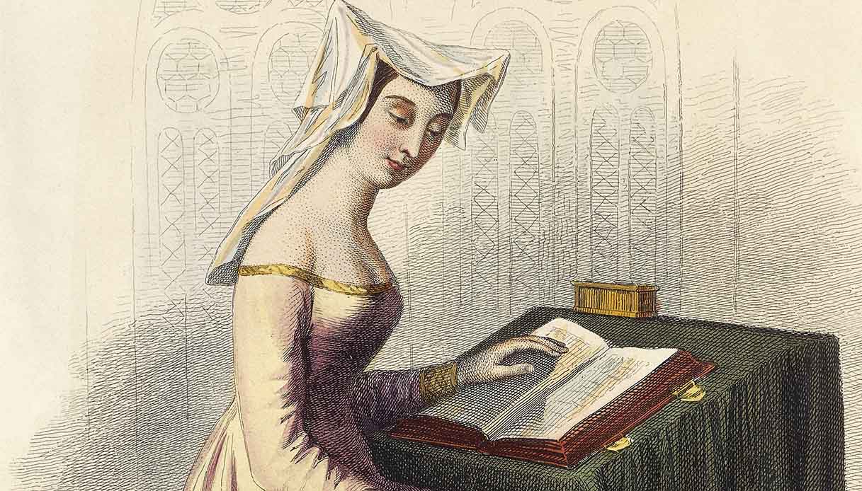 Portrait of Christine de Pizan or Christine de Pisan