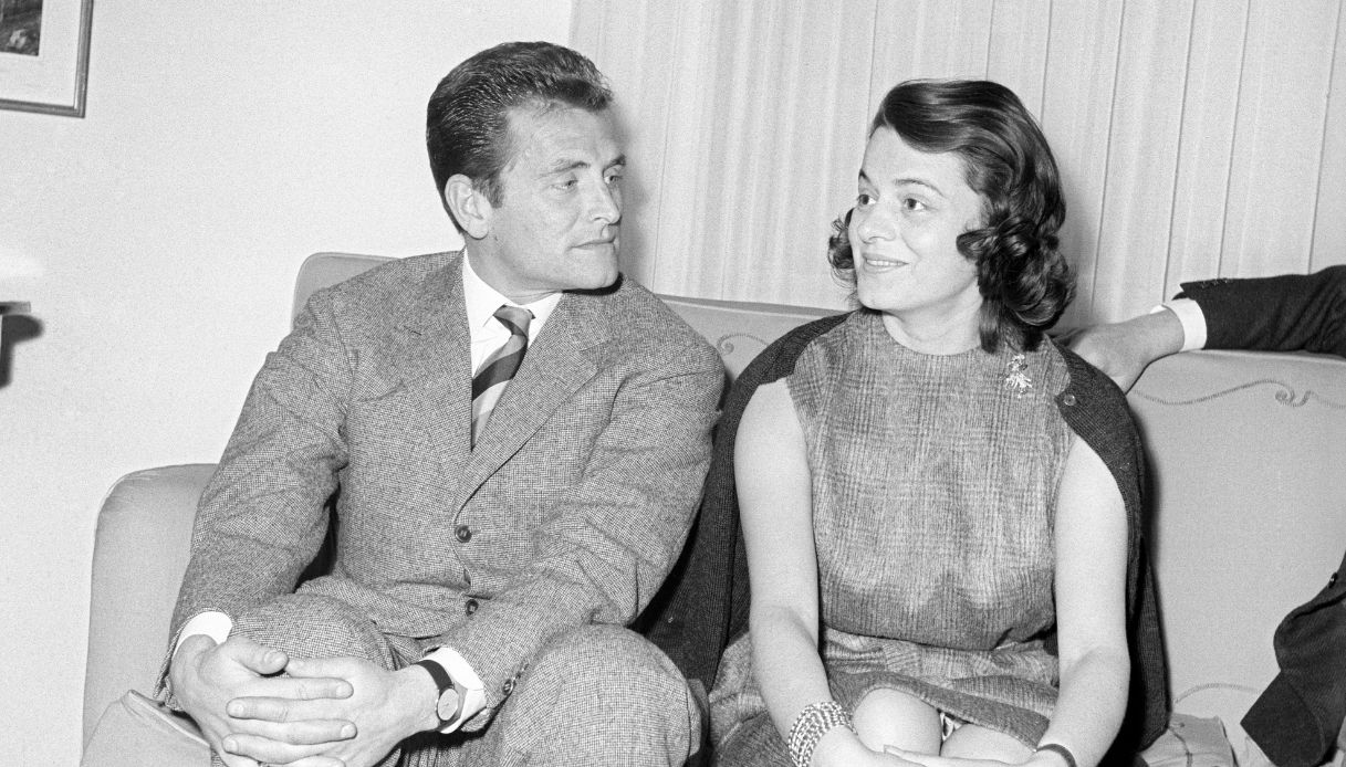 Giampiero Boniperti e la moglie Rosi