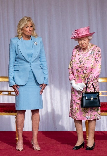 Jill Biden e la Regina Elisabetta