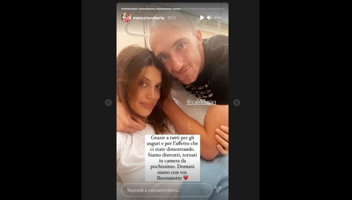 Storia Instagram Roberta Mercurio