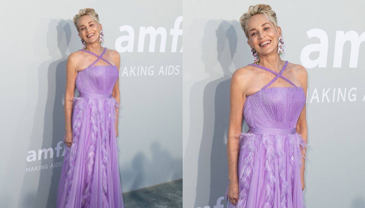 Sharon Stone amfAR Gala 2021