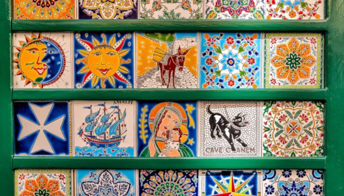 Piastrelle di ceramica di Amalfi