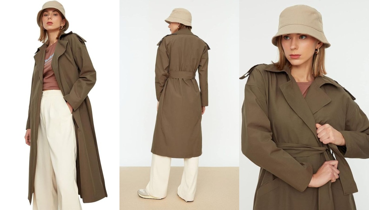 Trench oversize Amazon