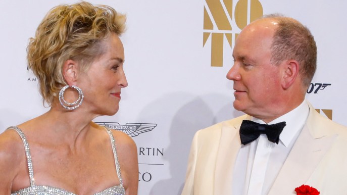 Charlene di Monaco assente, Alberto flirta ancora con Sharon Stone