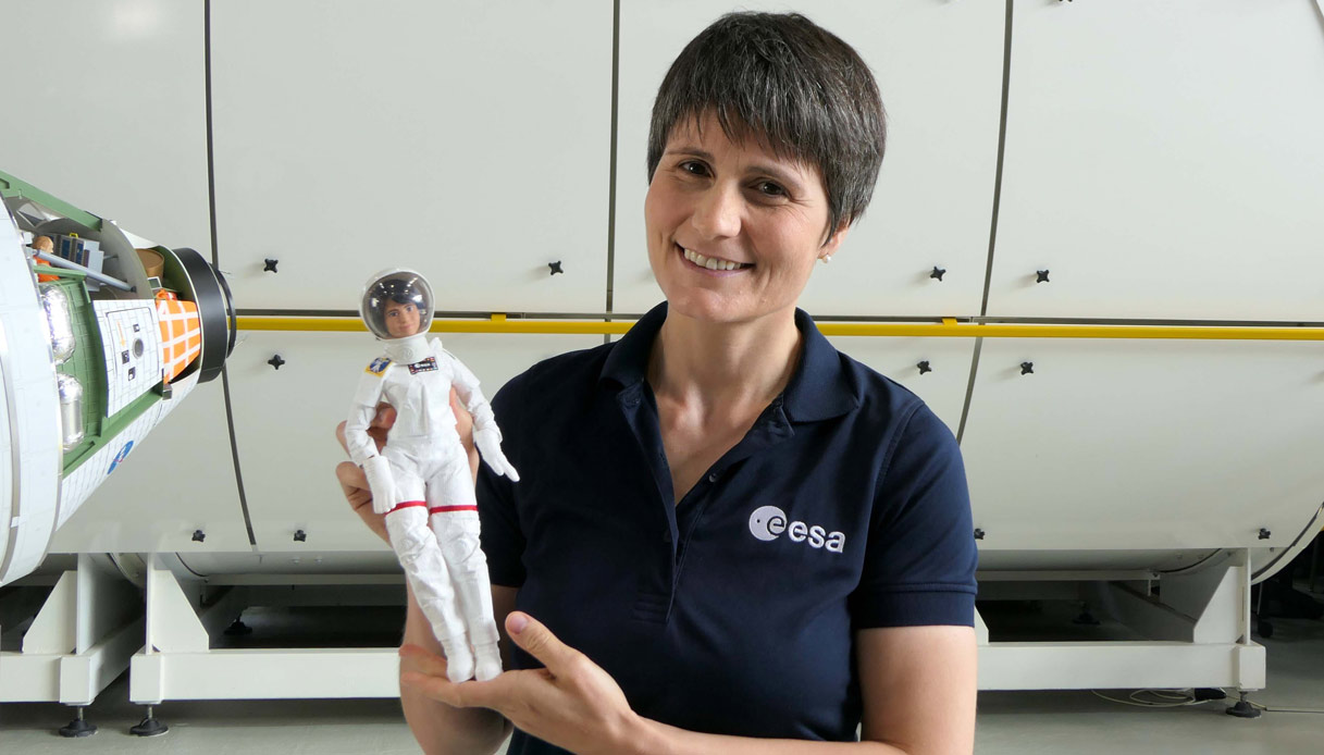 Samantha Cristoforetti Barbie astronauta