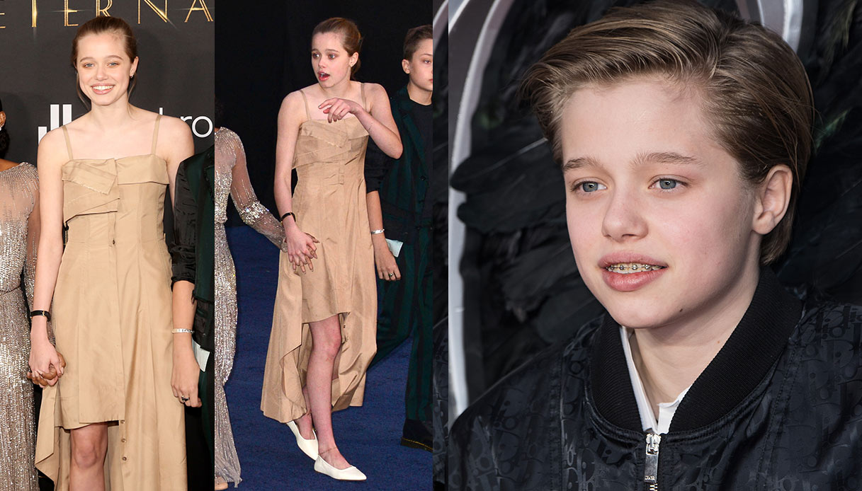 Shiloh Jolie-Pitt alla premiere di "Eternals" ottobre 2021