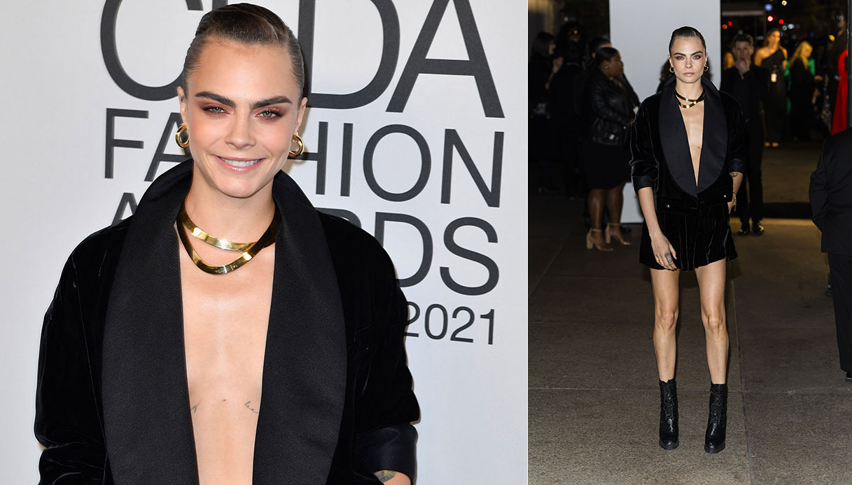 Cara Delevingne ai CFDA Fashion Awards 2021