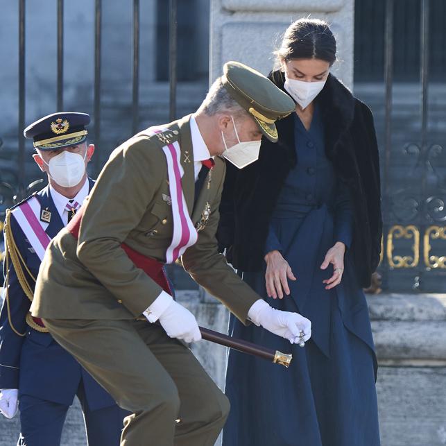 Felipe di Spagna Letizia di Spagna spilla