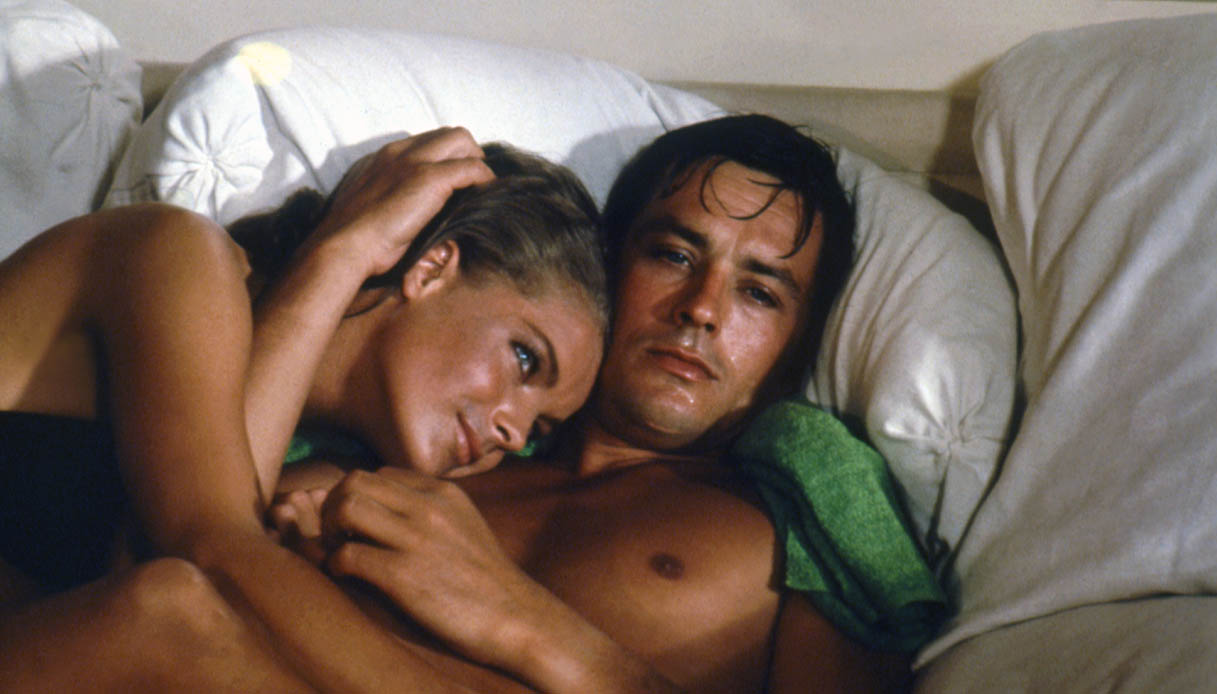 Alain Delon e Romy Schneider