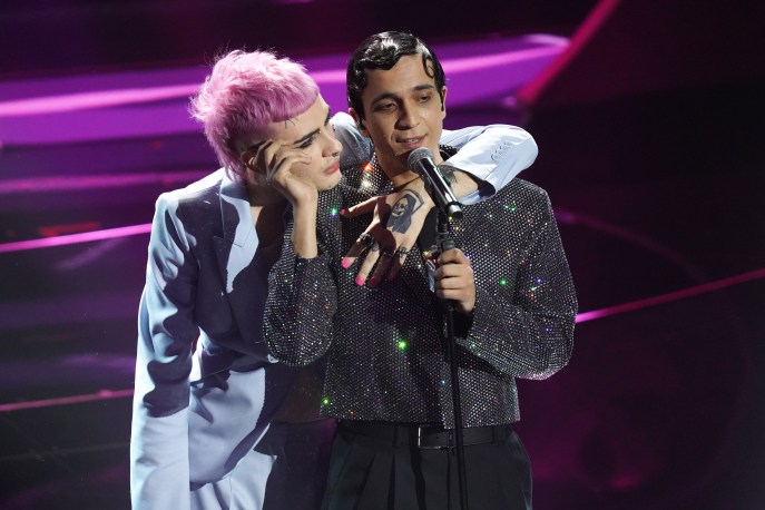 Rosa Chemical e Tananai sul palco di Sanremo