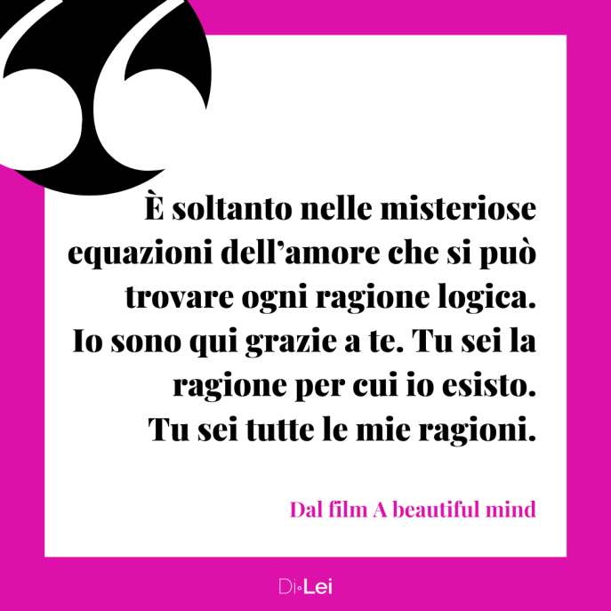 frase damore piu belle a beautiful mind