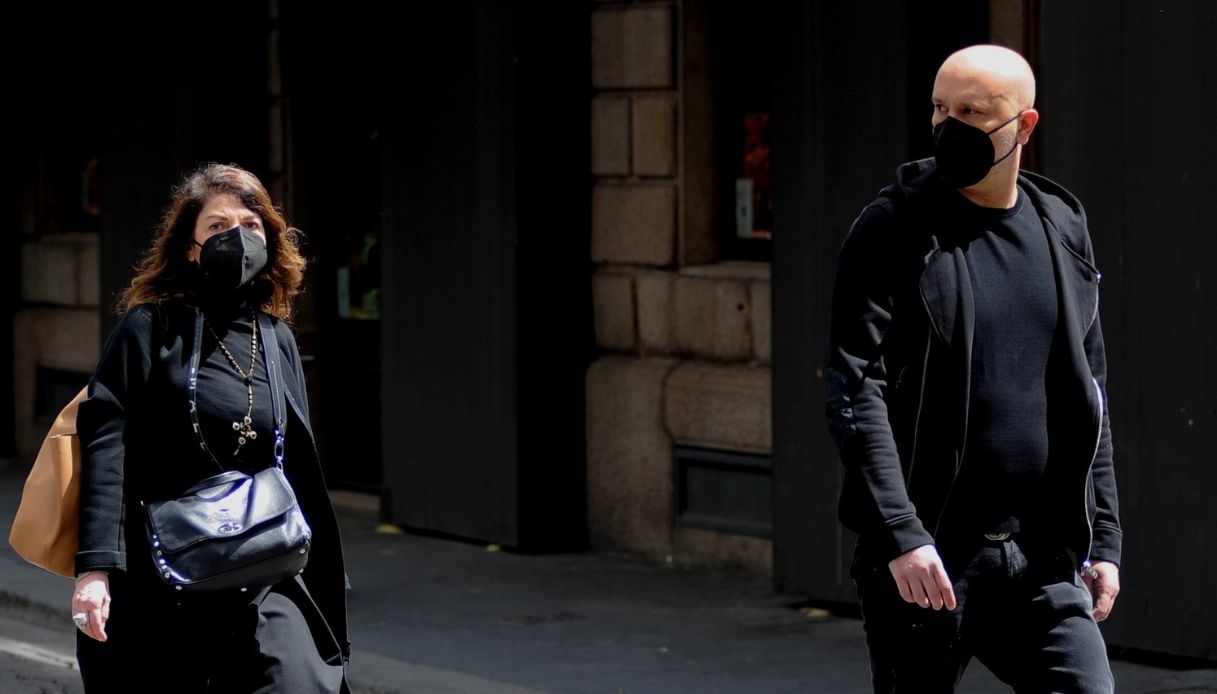 Cristina D'Avena e Massimo Palma nel 2021 a Milano