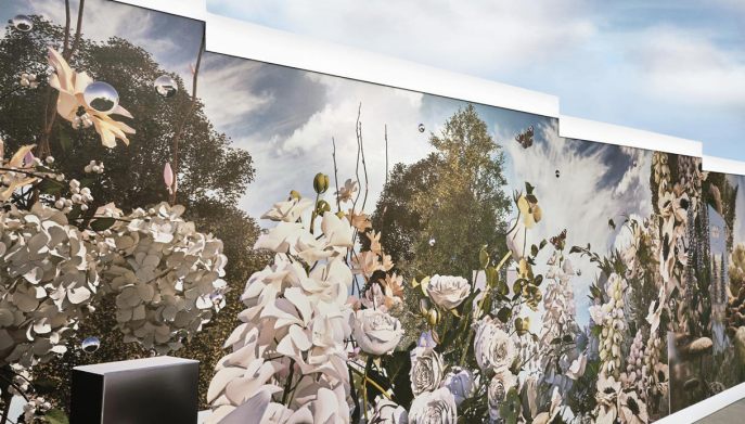 The Burberry Art Wall