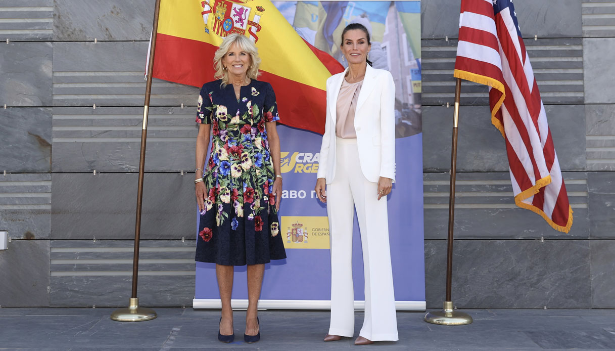 Jill Biden Letizia di Spagna