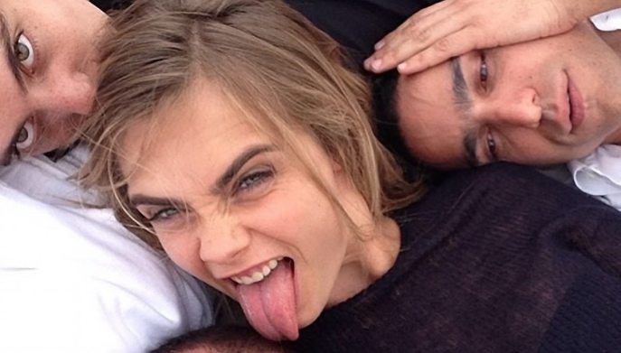 Cara Delevingne su Twitter nel 2014