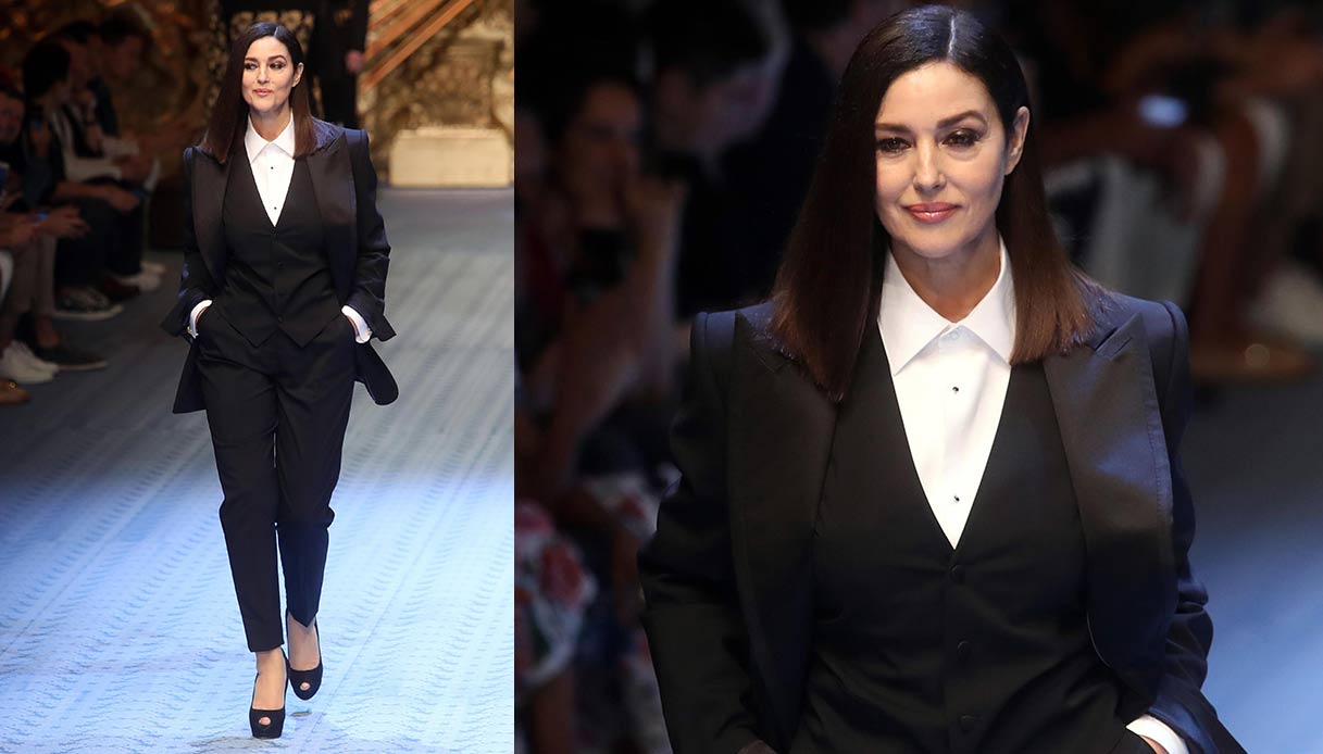 Monica Bellucci sfila per D&G