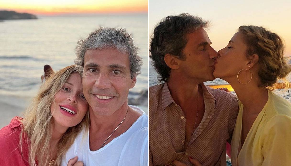 Alessia Marcuzzi e Paolo Calabresi in vacanza