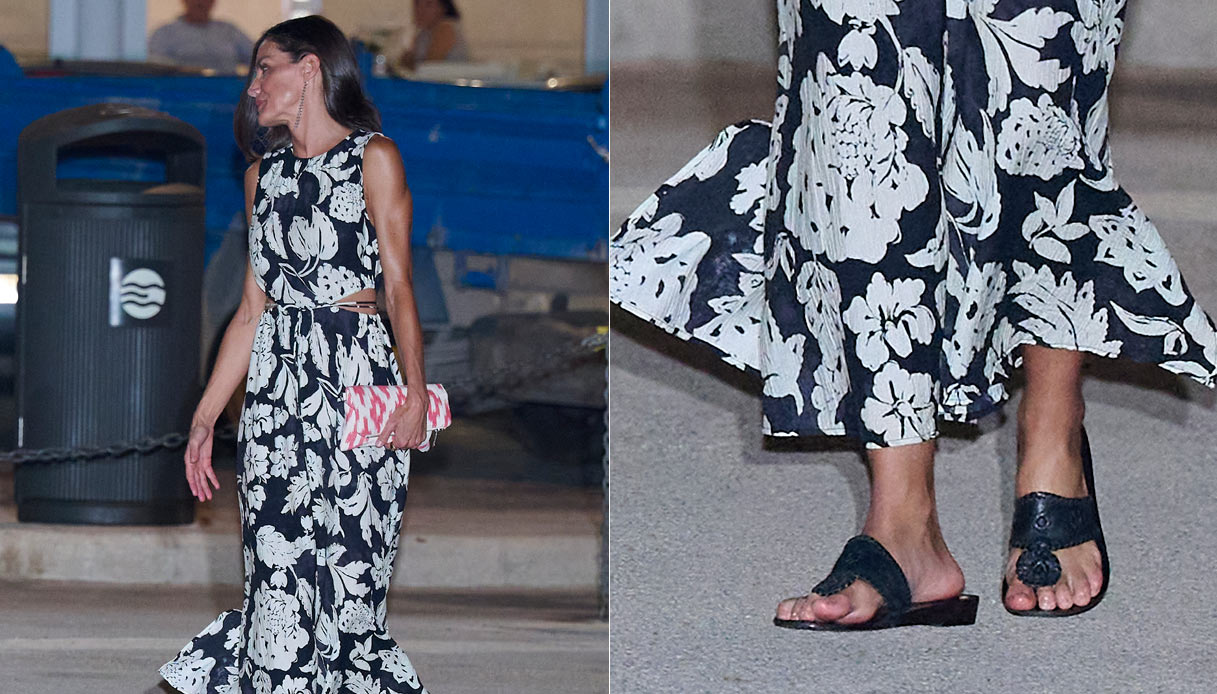 Letizia di Spagna sandali