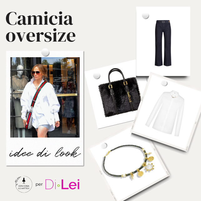 Come indossare e abbinare la camicia oversize:
