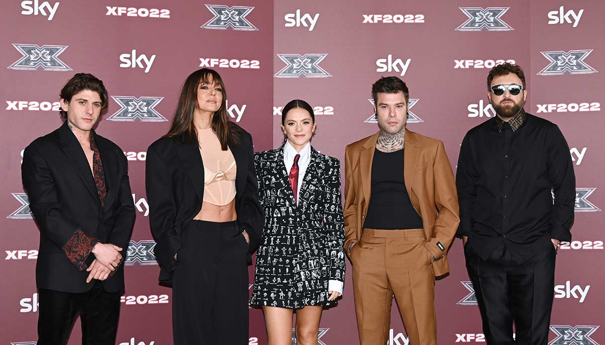 I giudici e la conduttrice di XF 2022