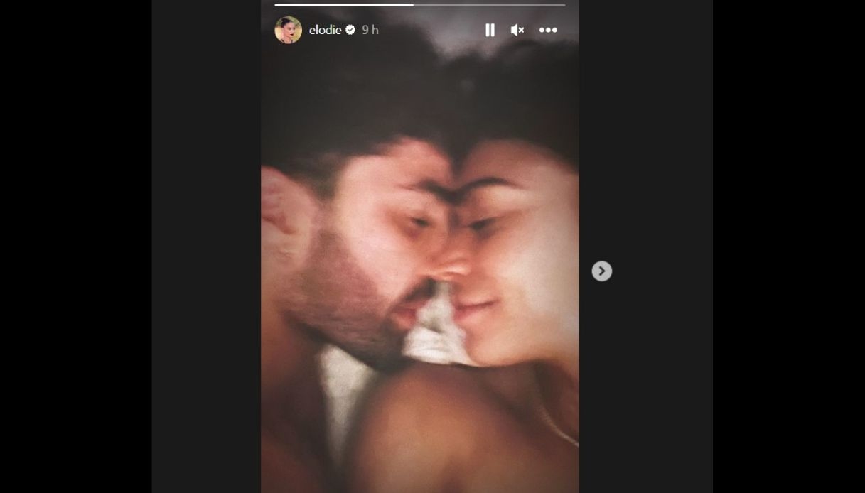 La foto pubblicata nelle storie Instagram da Elodie