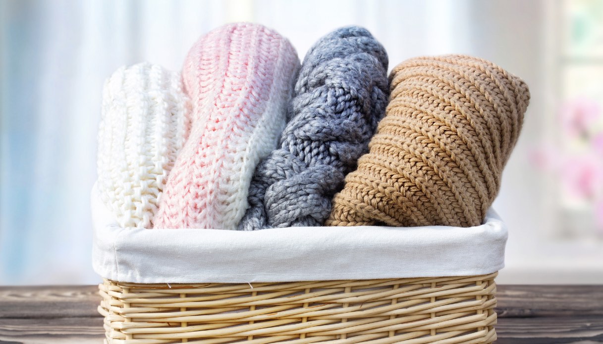 Maglioni di lana: il metodo Marie Kondo