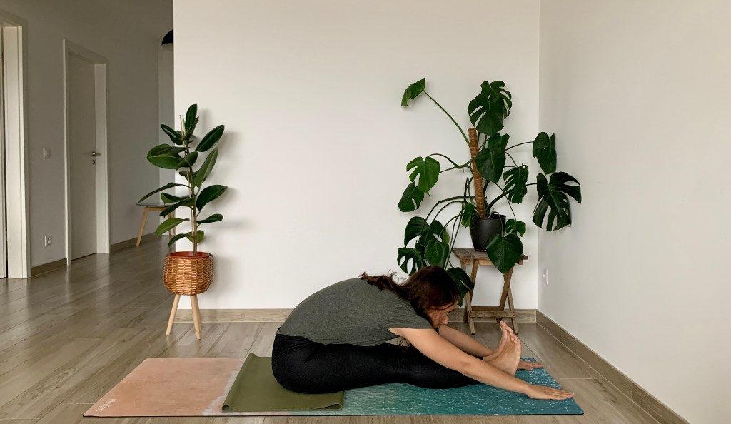 posizione Pashimottanasana