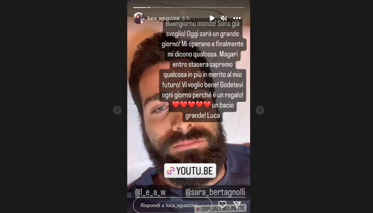 Luca Sguazzini, come sta dopo l'ischemia